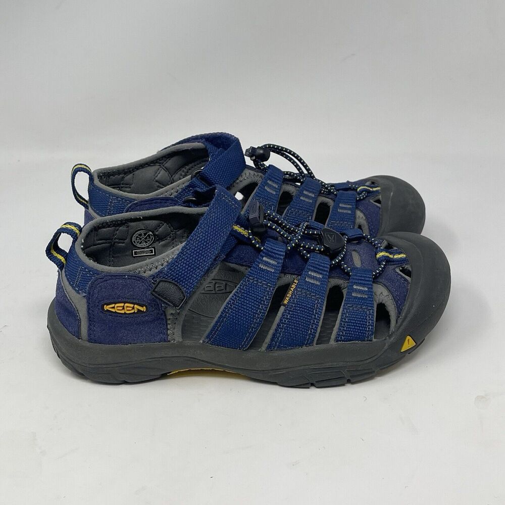 KEEN Newport H2 Sandals Boys Size 3 Big Kids Youth Blue Hiking Outdoor Washable